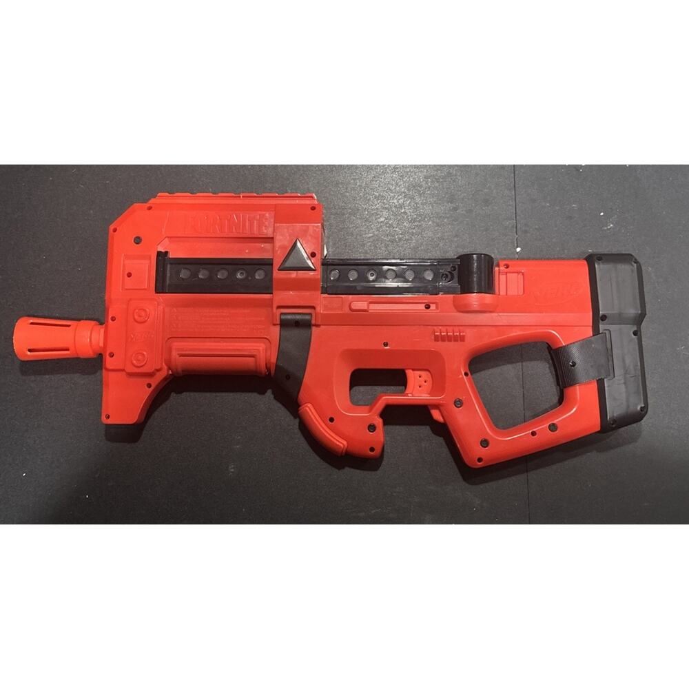Nerf Fortnite P90 Compact SMG Motorized Toy Dart Blaster Red